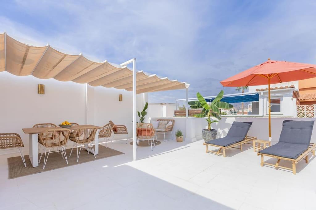 Downtown Flat With 46 Sqm Private Rooftop Terrace 马拉加 外观 照片